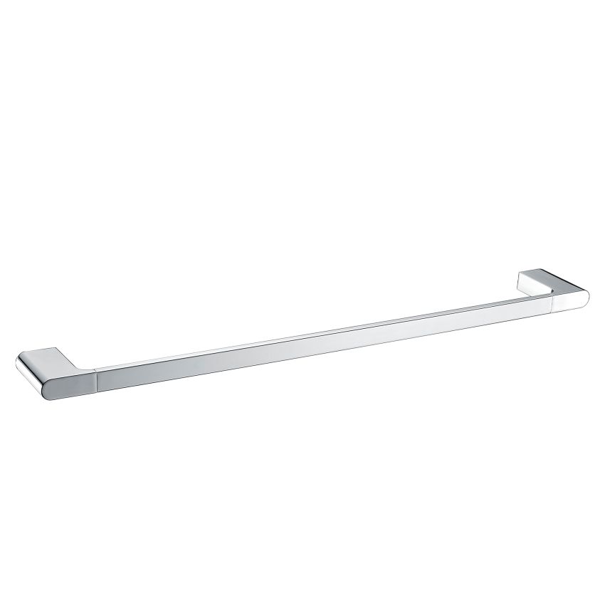 Cora Single Towel Rail 800mm Chrome