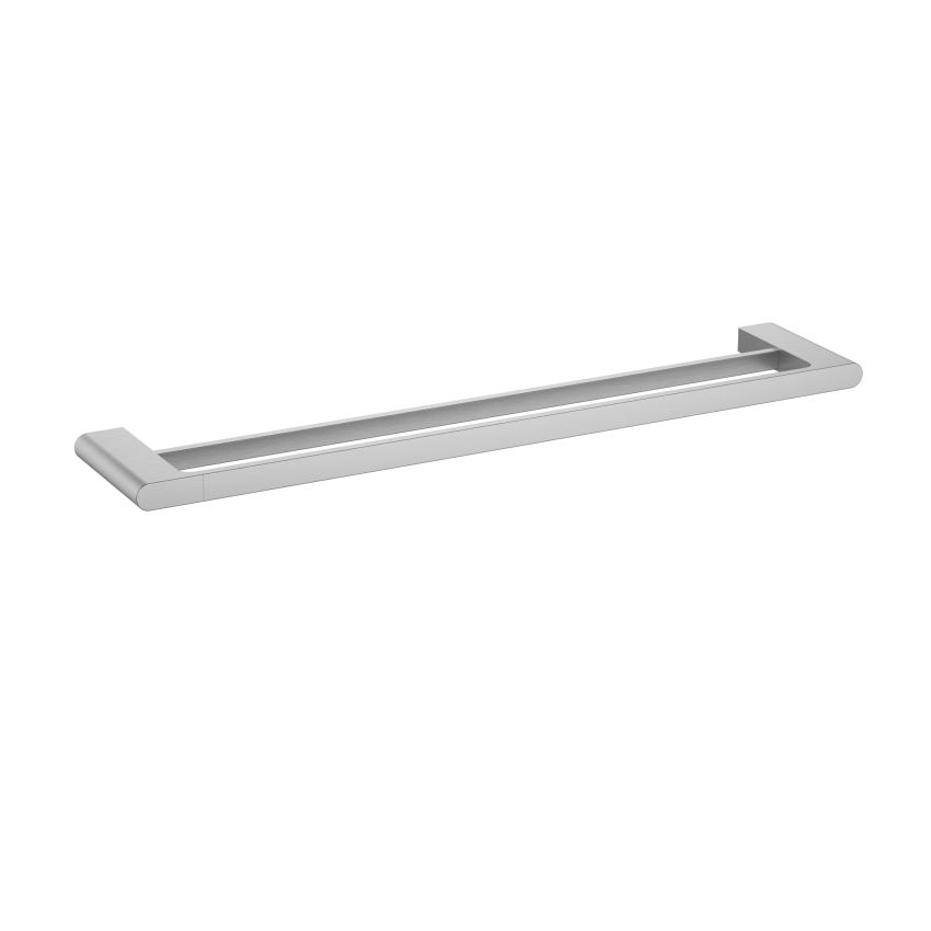 Cora  Double Towel Rail 600mm Brushed Nickel