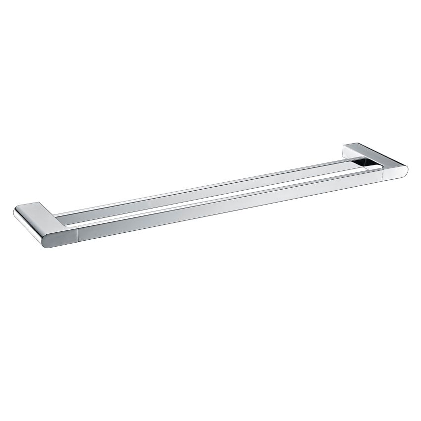 Cora Double Towel Rail 800mm Chrome