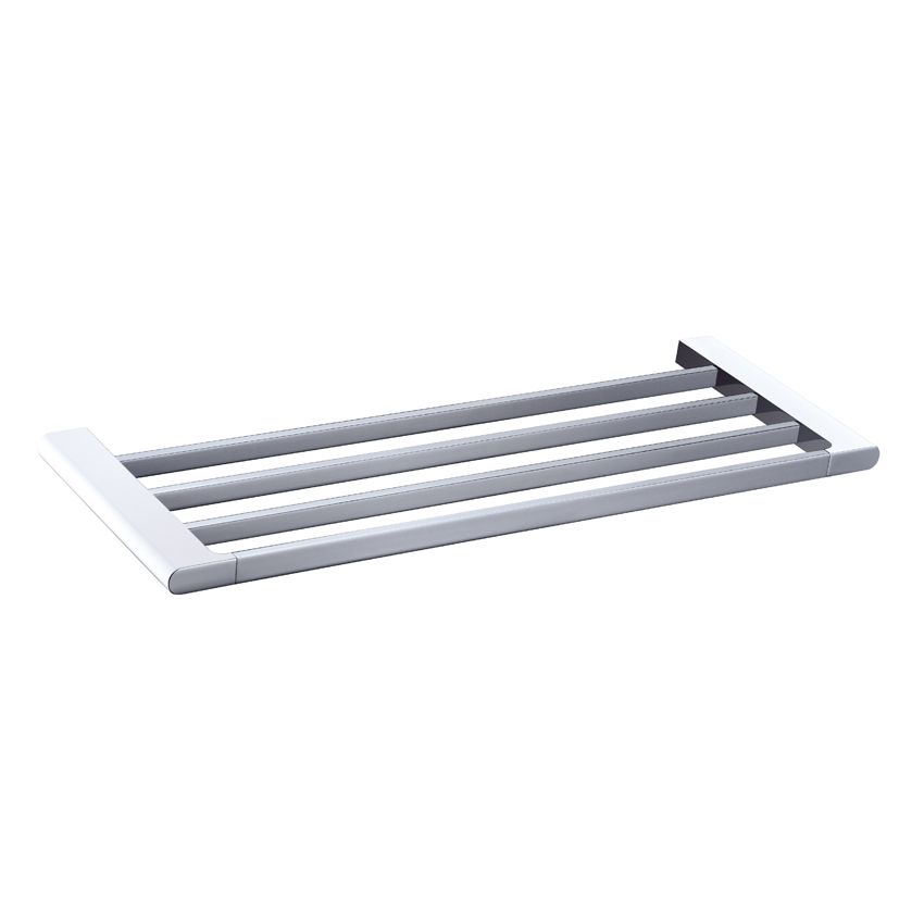 Cora Towel Rack 600mm Chrome & White
