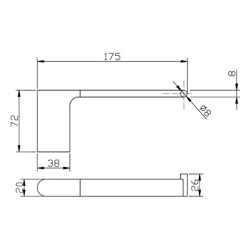 Cora Toilet Roll Holder Chrome 