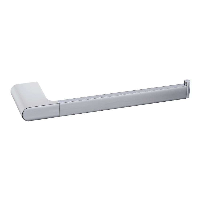 Cora Towel Bar Chrome & White