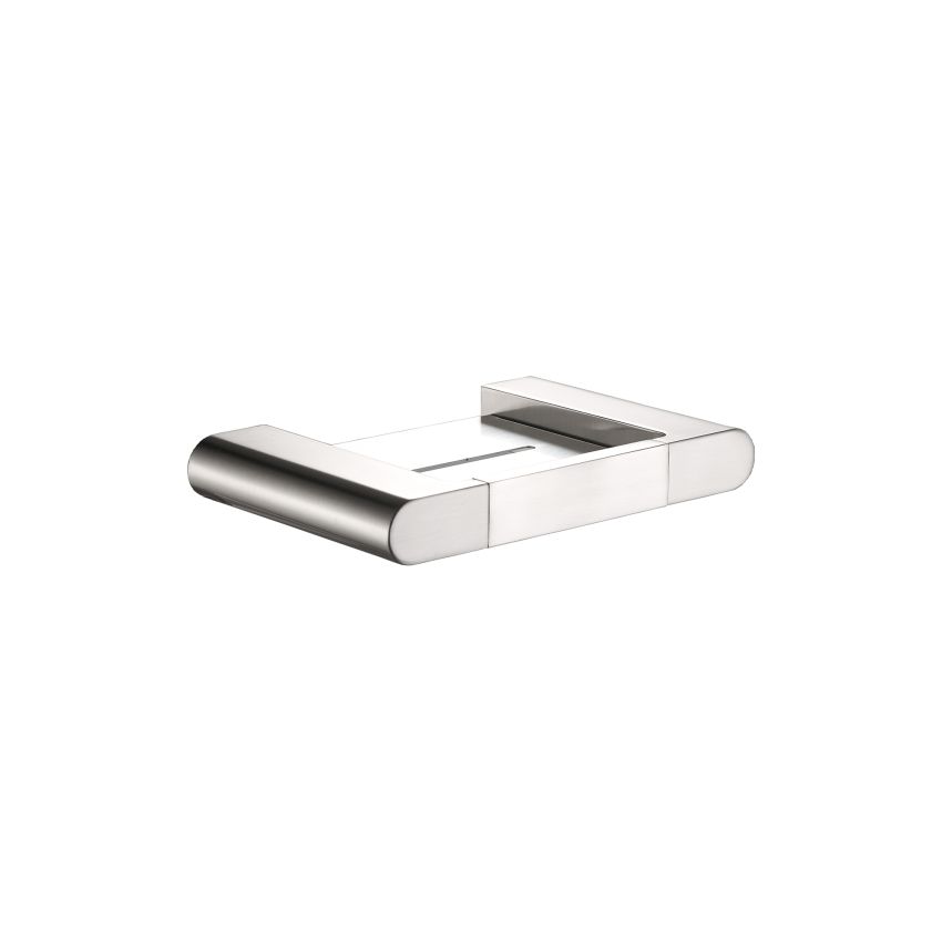 Flores Soap Holder Brushed Nickel