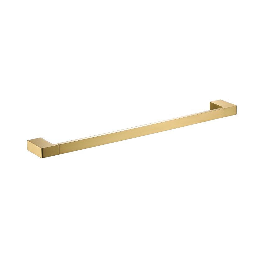 Ceram Single Towel Rail 600mm Brushed Gold