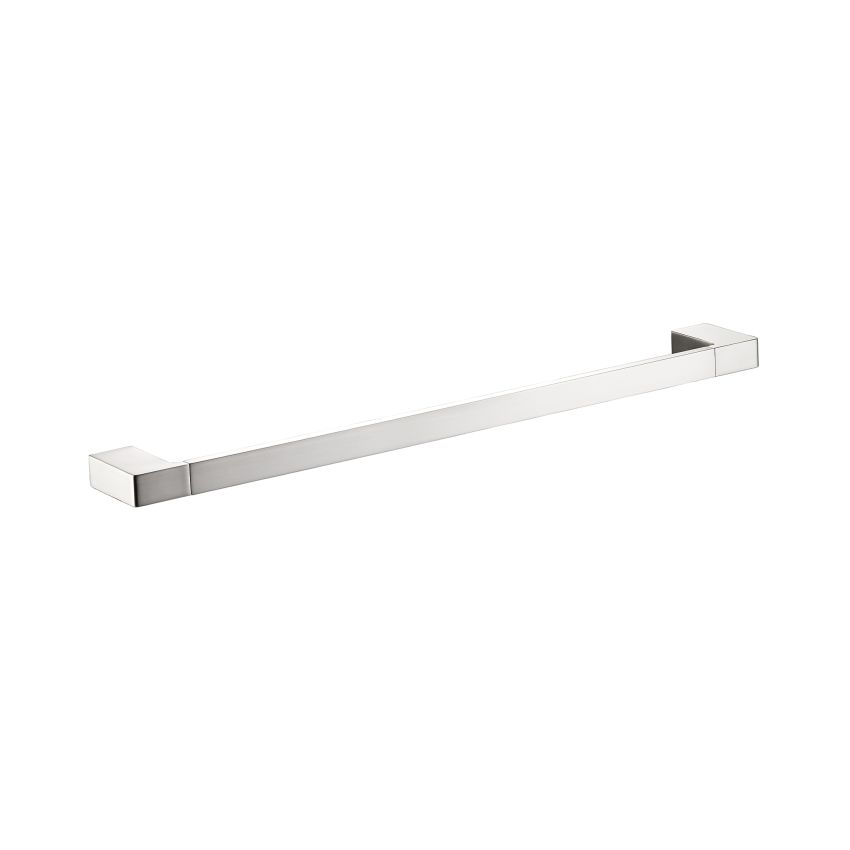 Ceram Single Towel Rail 600mm Brushed Nickel