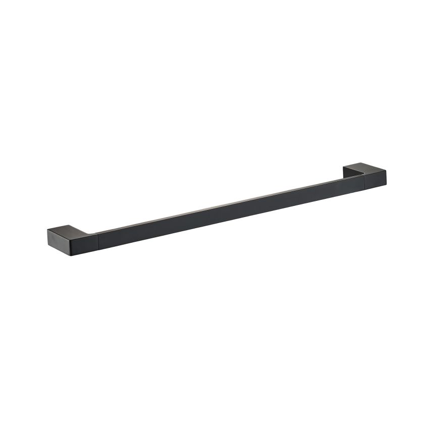 Ceram Single Towel Rail 600mm Matt Black