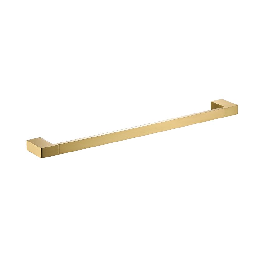 Ceram Single Towel Rail 800mm Brushed Gold