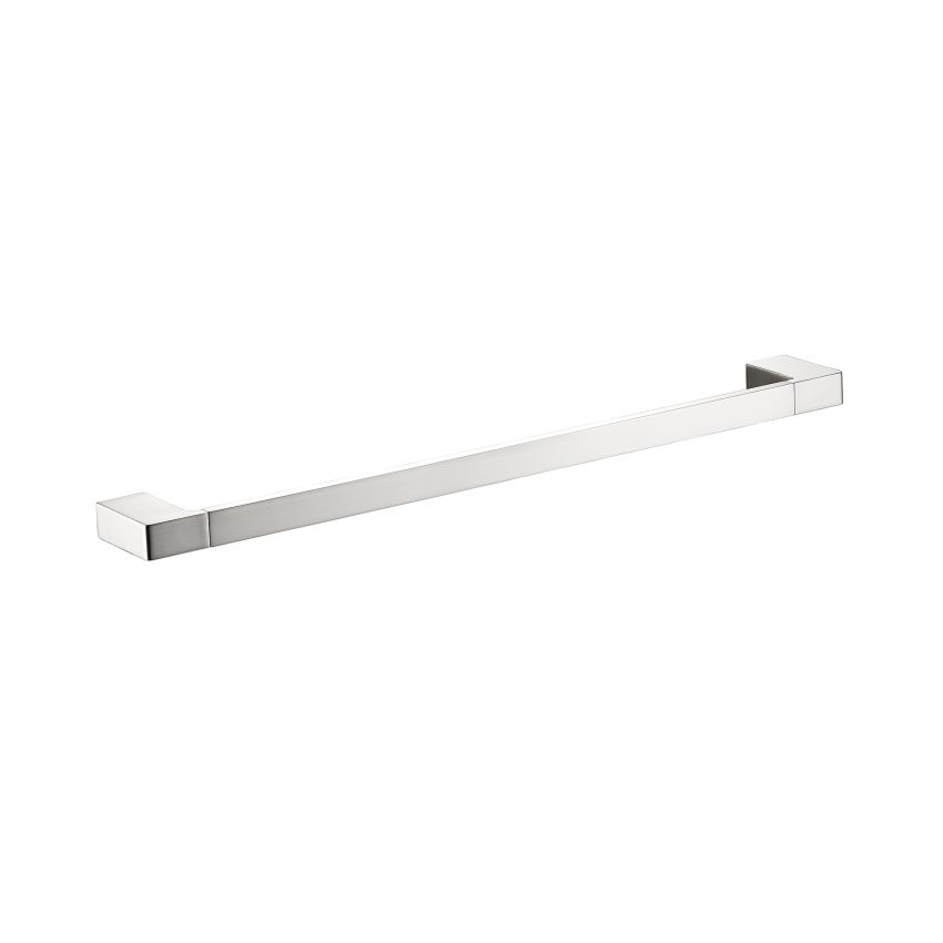Ceram Single Towel Rail 800mm Brushed Nickel