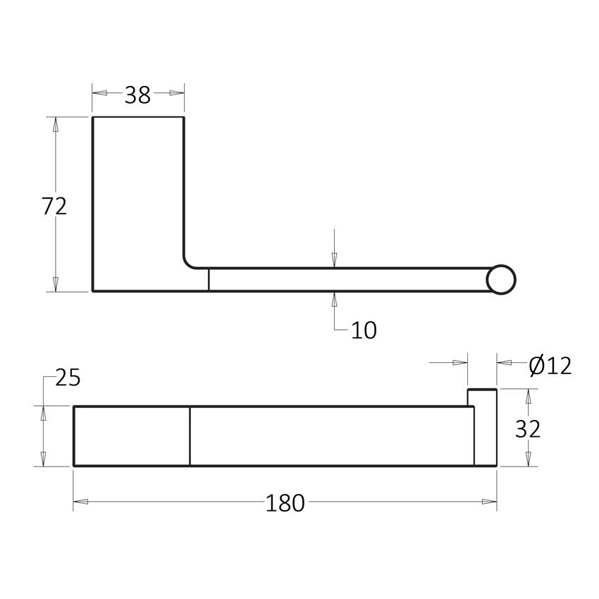 Ceram Toilet Roll Holder Brushed Gold 
