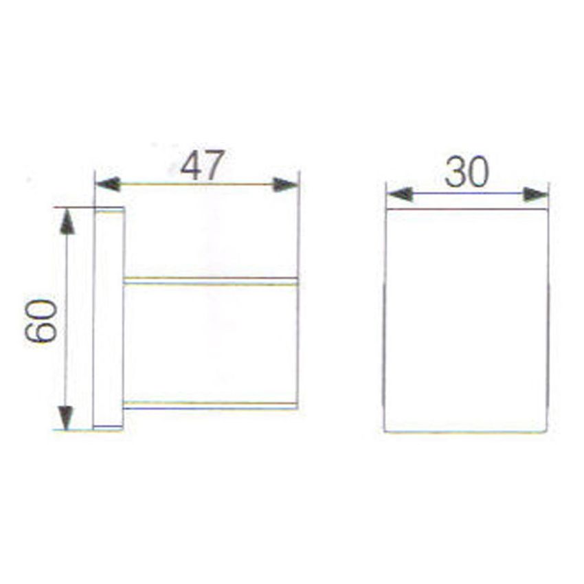 Rosa Robe Hook Chrome