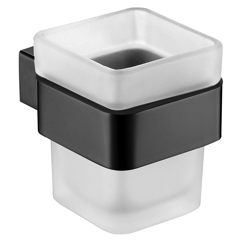 Rosa Tumbler Holder Matt Black