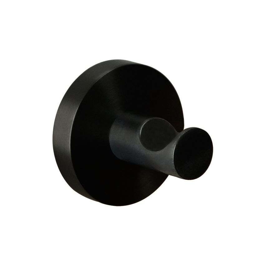 Otus Round Robe Hook Matt Black