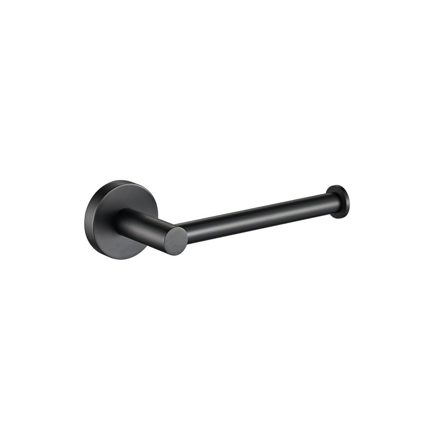 Otus L-Shaped Toilet Roll Holder Matt Black