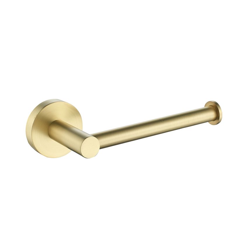 Otus L-Shaped Toilet Roll Holder Brushed Gold