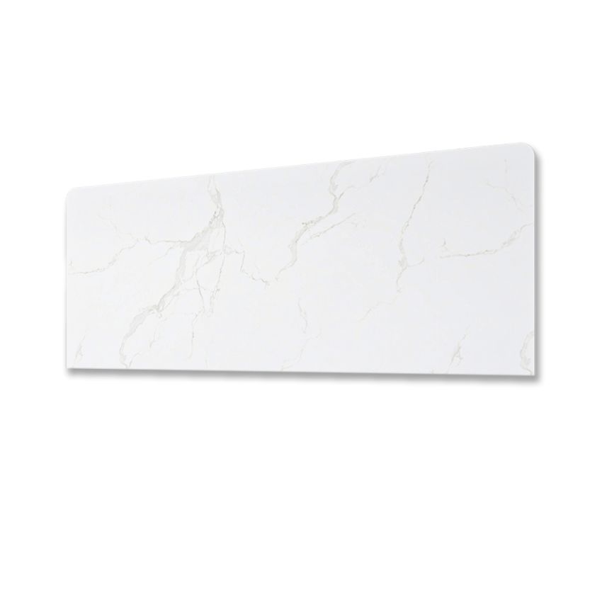 1200x465x15mm White Marble Look Sintered Stone Top Benchtop