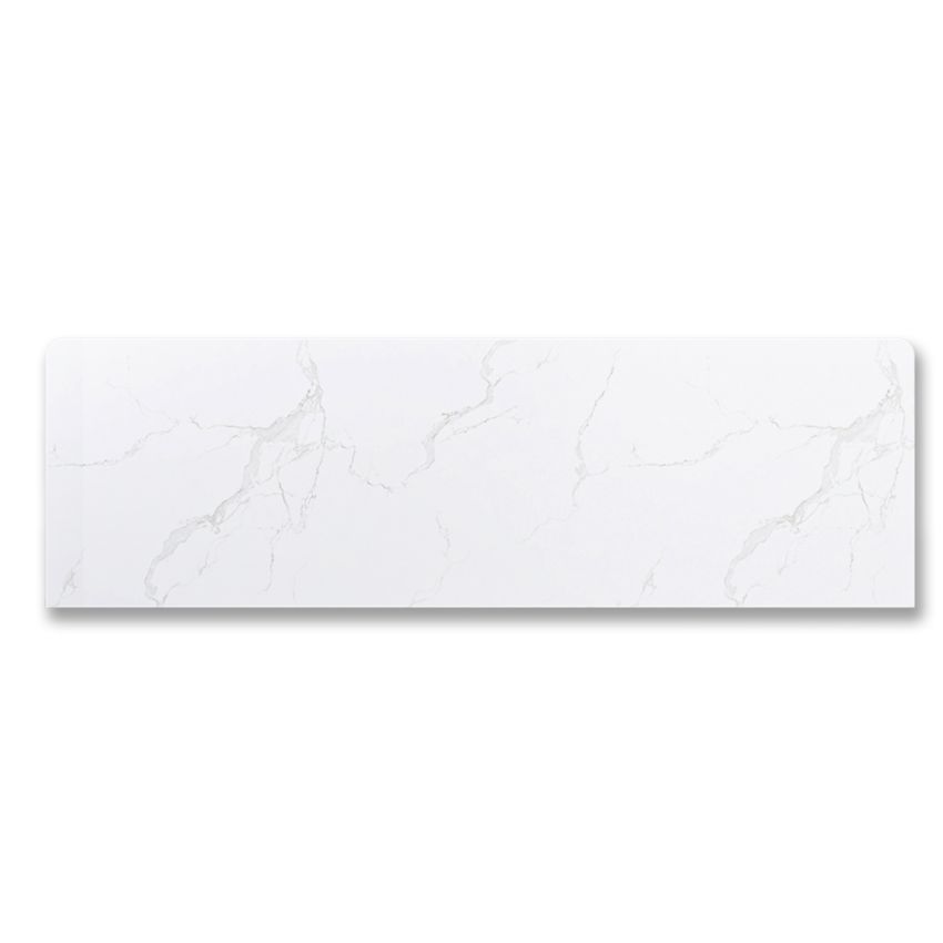 1500x465x15mm White Marble Look Sintered Stone Top Benchtop