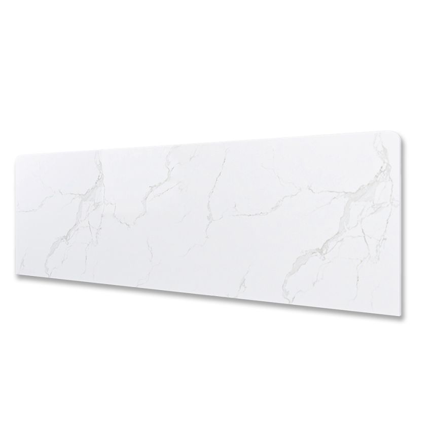 1500x465x15mm White Marble Look Sintered Stone Top Benchtop