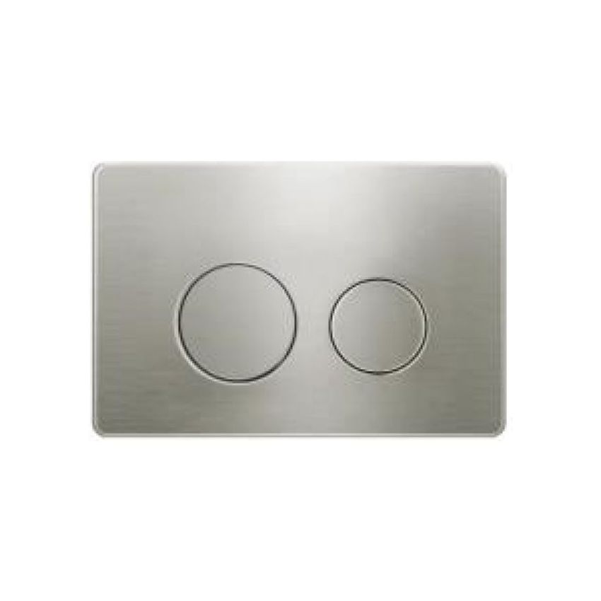 Access Plate - Round Button Brushed Nickel