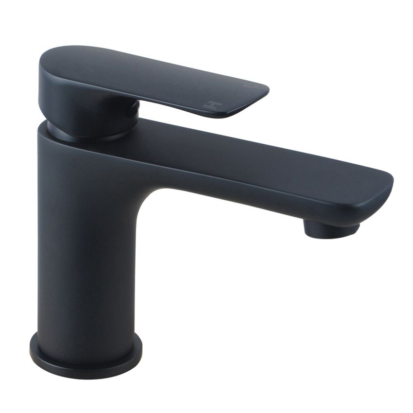 35mm Modern Bathroom Basin Mixer Tapware Solid Brass Vanity Short Tap Matte Black