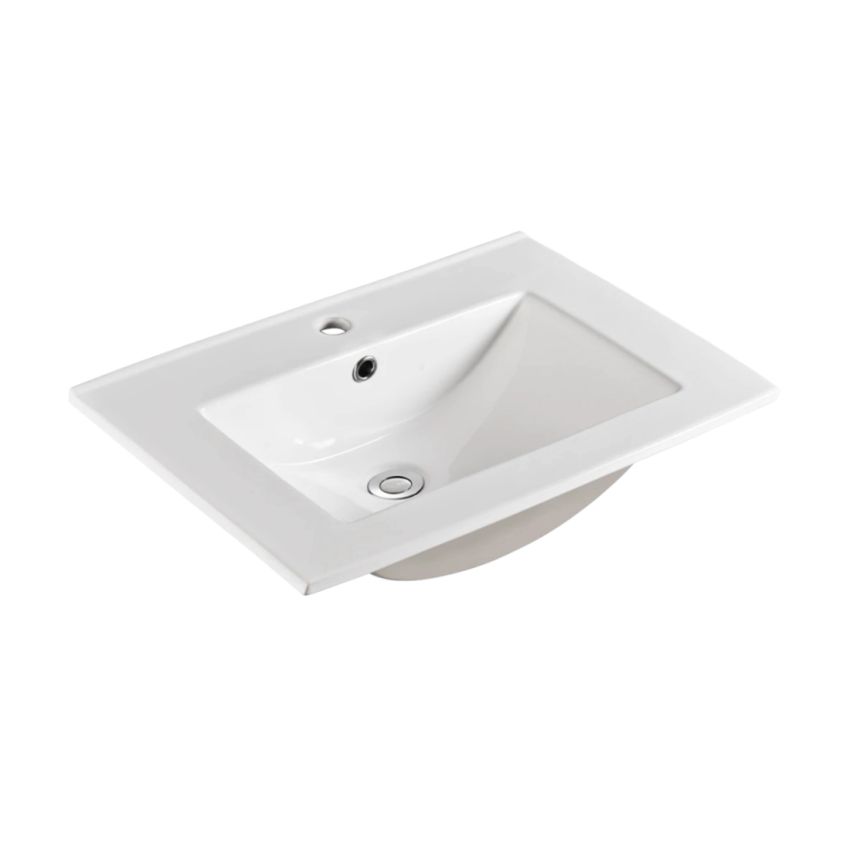 600x360mm Nana Slim Gloss White Thin Edge Ceramic Top