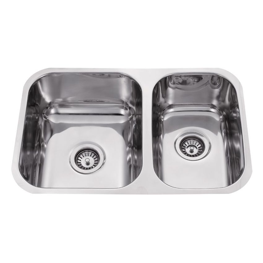 Cora Kitchen Sink Double Bowl Undermount Sink 695 x 450mm
