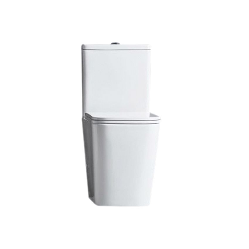 Enox Gloss White Back To Wall Toilet Suite with Slim UF Seat Cover & Universal Inlet Cistern Rimless Flushing Two Piece Toilet