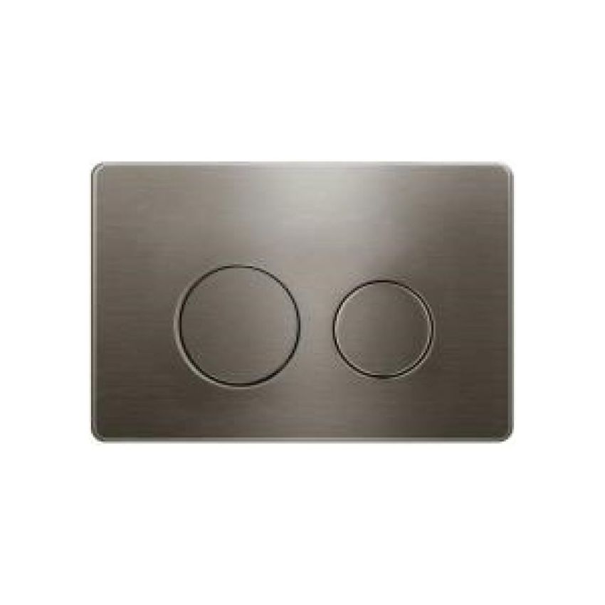 Access Plate - Round Button Gunmetal