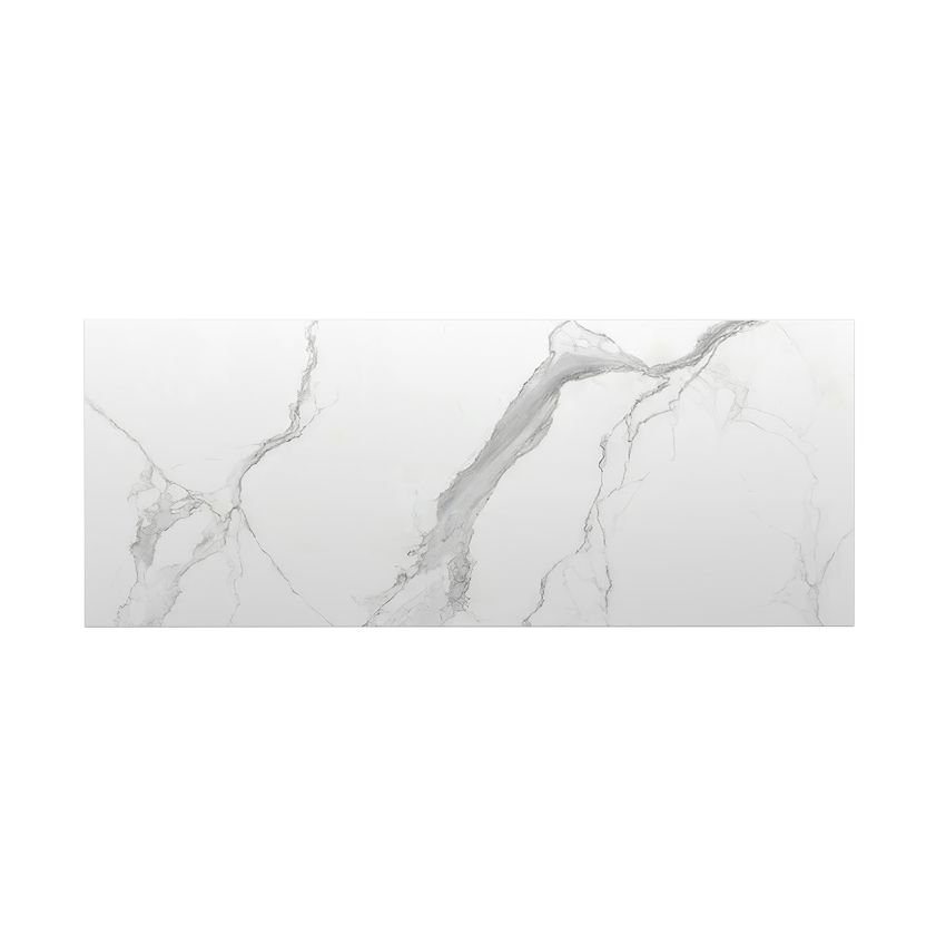 1202x500x15mm White Marble Look Sintered Stone Top Matte Finish Benchtop