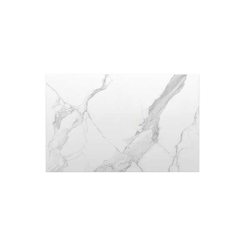 752x500x15mm White Marble Look Sintered Stone Top Matte Finish Benchtop