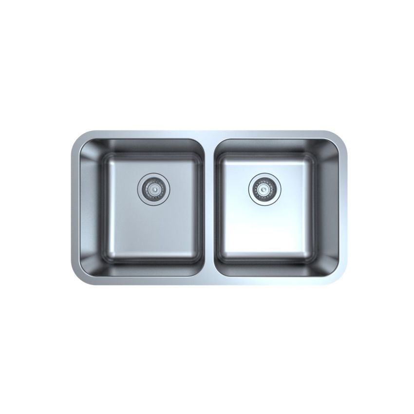 Otus Kitchen Sink Double Bowl Undermount Sink 822 x 460mm