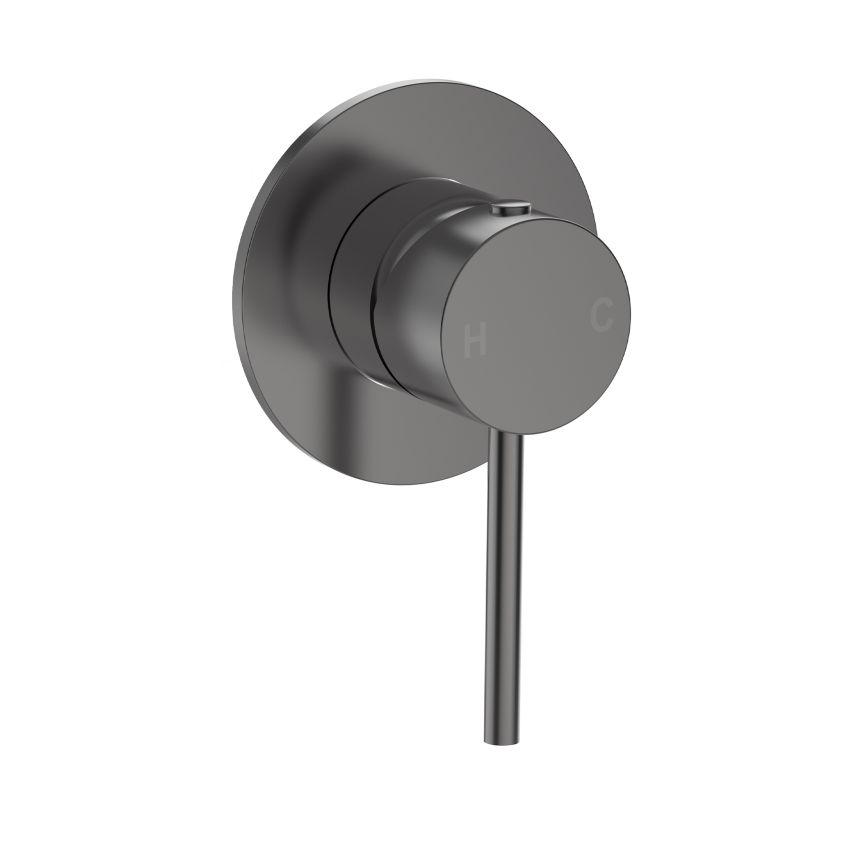 Otus Slimline SS Wall Mixer Trim Kits Gun Metal