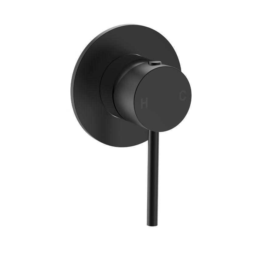 Otus Slimline SS Wall Mixer Trim Kits Matt Black