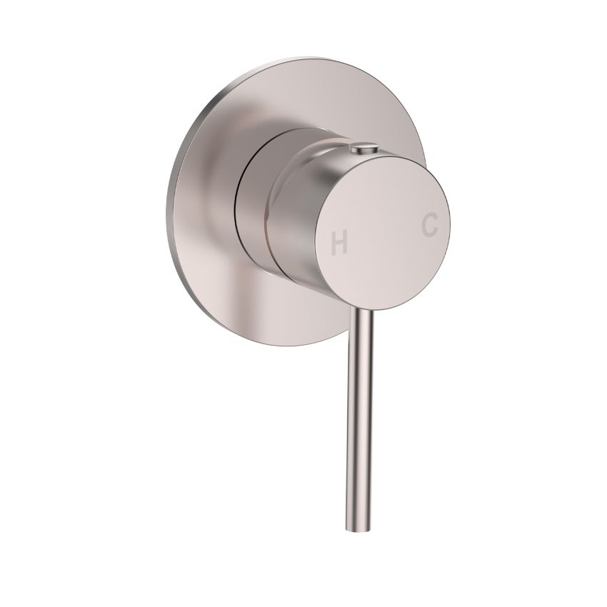 Otus Slimline SS Wall Mixer Trim Kits Stainless Steel