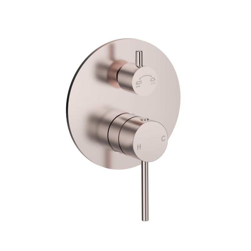Otus Slimline SS Wall Diverter Mixer Trim Kits Stainless Steel
