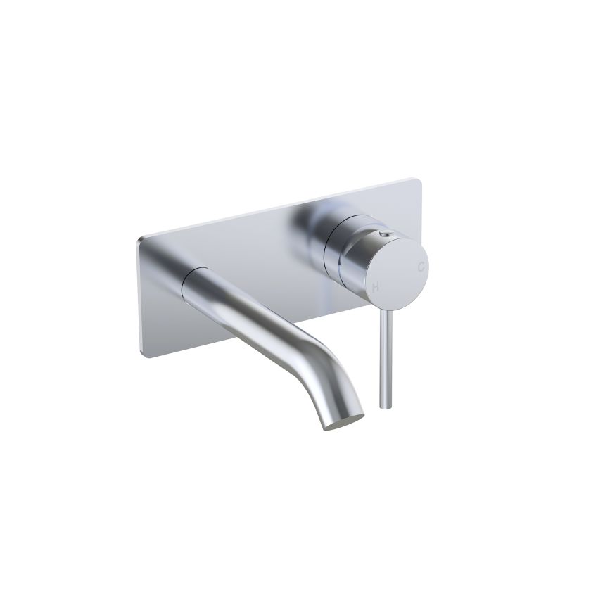 Otus Slimline SS Wall Basin Mixer Trim Kits Chrome