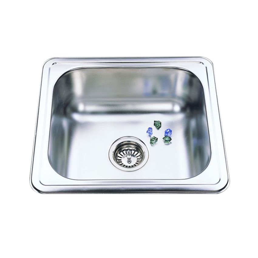 Eden Single Bowl Laundry Sink Above / Undermount Sink 580 x 500mm