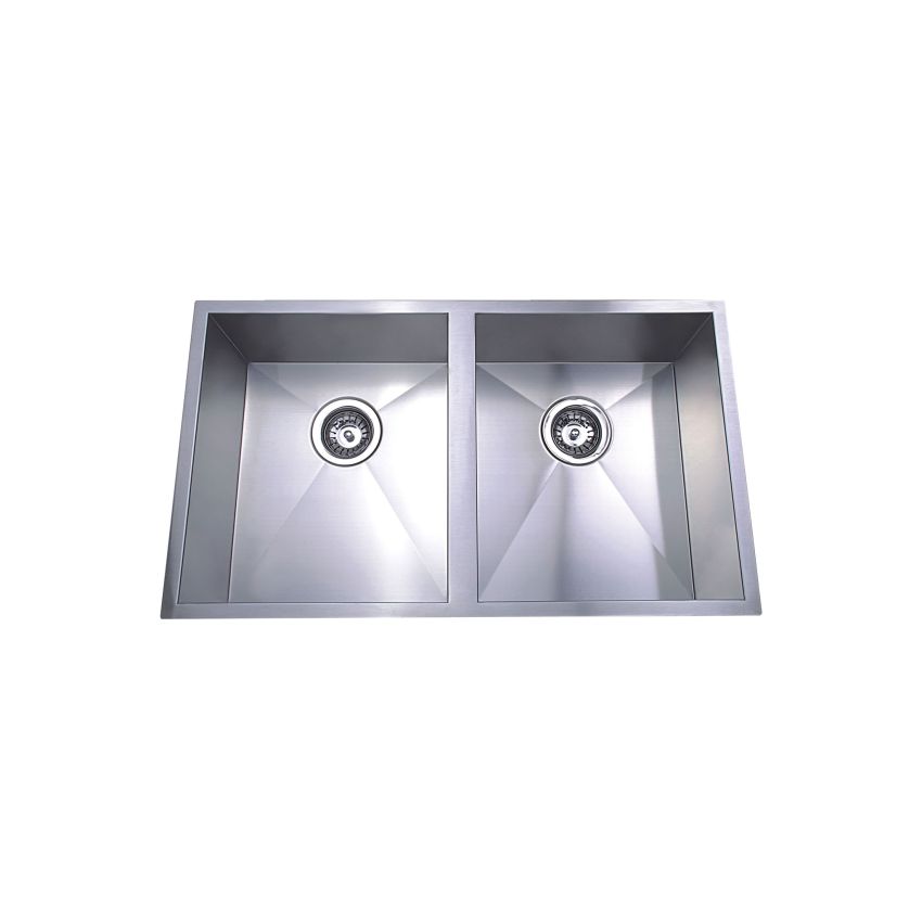 Rosa Double Bowl Above / Undermount Kitchen Sink 760 x 440mm