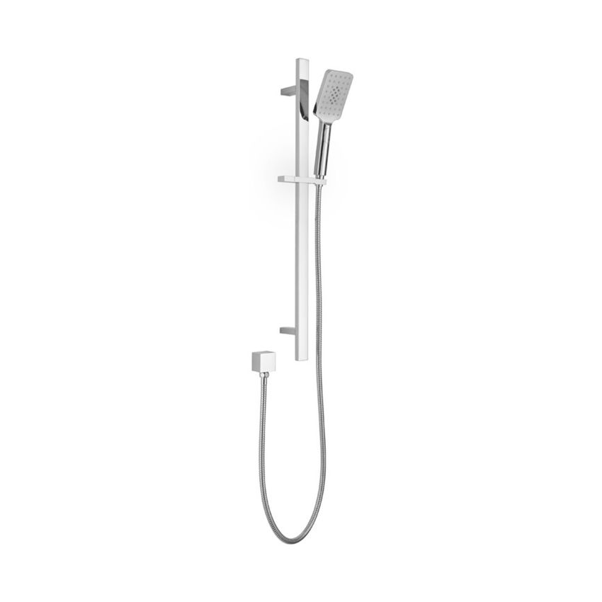 Eden Square Sliding Shower Set Chrome