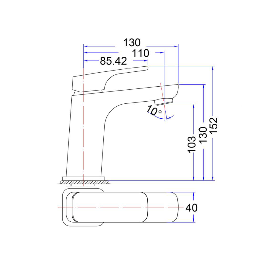 Eden Basin Mixer Chrome