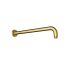 Round Horizontal Shower Arm Brushed Gold 400mm