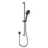 Cora Round Sliding Shower Set Gun Metal