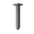 Square Vertical Shower Arm Brushed Nickel 300mm