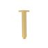 Square Vertical Shower Arm Brushed Gold 300mm