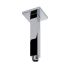 Square Vertical Shower Arm Chrome 100mm