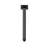 Square Vertical Shower Arm Matte Black 300mm