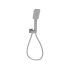Eden Square Hand Shower On Wall Outlet Bracket Gun Metal