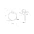 Otus Slimline Towel Ring Brushed Stainless Steel