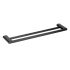 Cora Double Towel Rail 800mm Matt Black 