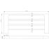 Cora Towel Rack 600mm Matt Black 