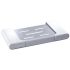 Cora Soap Holder Chrome&White 
